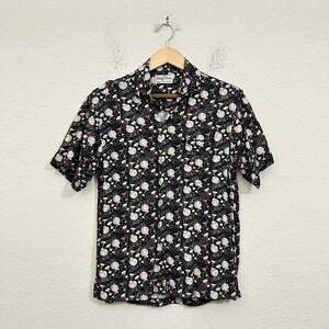 KENNY FLOWERS Shirt Espresso Yourself Martini Disco Ball AOP Button Up